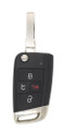 Volkswagen 5G0 959 752 BE OEM 4 Button Key Fob w/ GTI logo