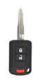2018-2022 Mitsubishi Eclipse Cross OEM 3 Button Key Fob OUCJ166N Front View