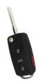 2011-2016 Volkswagen Touareg OEM 4 Button Key Fob NBG010180T Front View