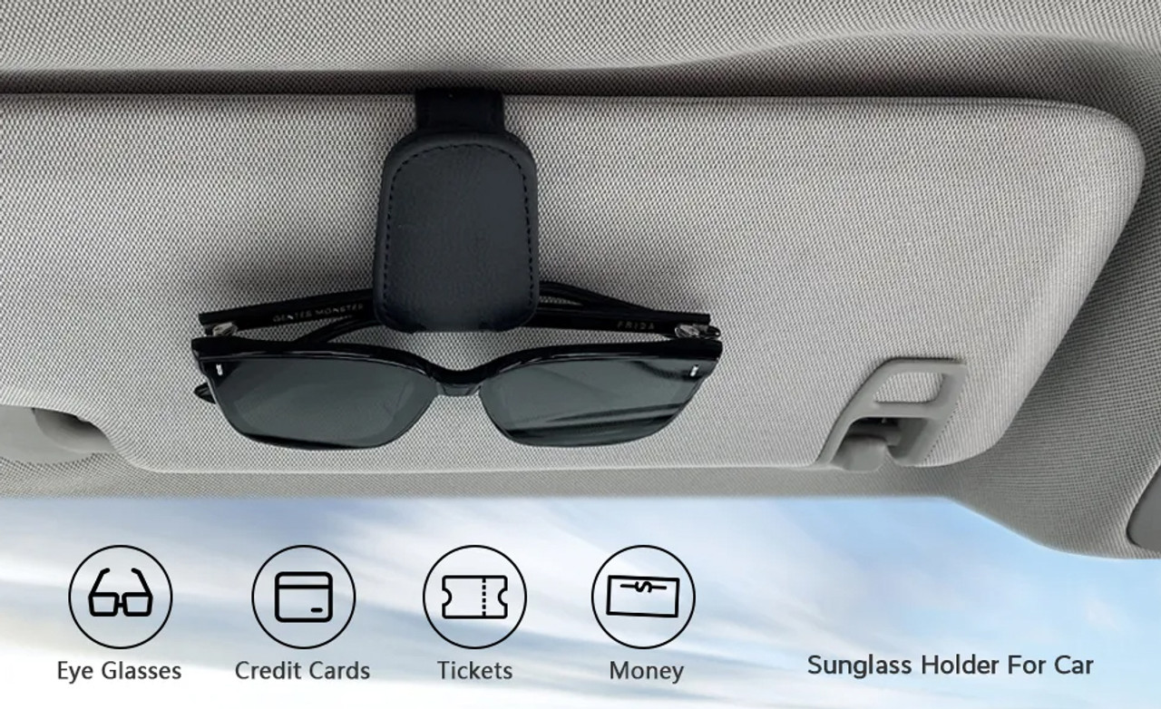Car Essentials Bundle - Sunglass Holder, Phone Holder, Charging Cable -  Accessories