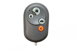 GRAY 4 BUTTONS ORANGE HORN Factory OEM KEY FOB Keyless Entry Remote Alarm