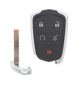 2020-2023 Cadillac XT4 OEM 5 Button Key Fob HYQ2ES Front View