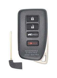 2021 Lexus LX 570 OEM 4 Button Key Fob Front View