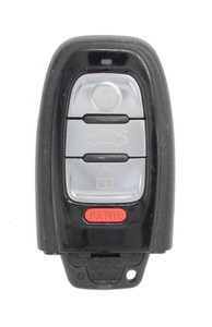 Unrefurbished OEM Audi 4G0959754 IYZFBSB802 4 Button Key Fob - Grade C