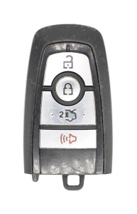 Unrefurbished OEM Ford JR3T-15K601-AB JR3T-15K601-AD M3N-A2C931426 4 Button Key Fob - Grade C
