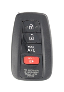 Unrefurbished OEM Toyota 231451-0410 HYQ14FBE 4 Button Key Fob - Grade C