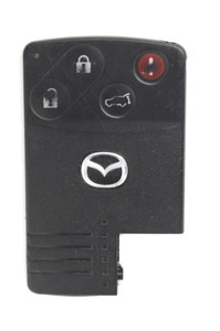 Unrefurbished OEM Mazda BGBX1T458SKE11A01 4 Button Key Fob - Grade C