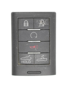 Unrefurbished OEM Chevrolet Corvette 23465955 NBGGD9C04 6 Button Key Fob - Grade C