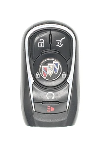 Unrefurbished OEM Buick HYQ4EA 5 Button Key Fob w/ Remote Start - Grade C