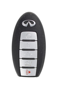 Unrefurbished OEM Infiniti S180144703 5NA7A KR5TXN1 5 Button Key Fob - Grade C