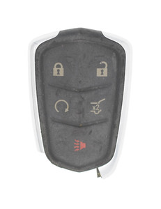 Unrefurbished OEM Cadillac 13598537A HYQ2AB 5 Button Key Fob - Grade C
