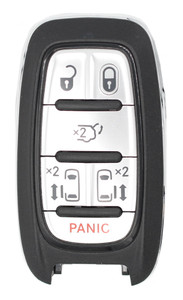 Unrefurbished OEM Chrysler 68241534 M3N-97395900 6 Button Key Fob - Grade A