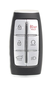 Unrefurbished OEM Hyundai 95440-T6100(JX1) TQ8-FOB-4F36 6 Button Key Fob - Grade C