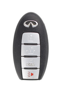 Unrefurbished OEM Infiniti S180144203 KR5S180144203 4 Button Key Fob - Grade C