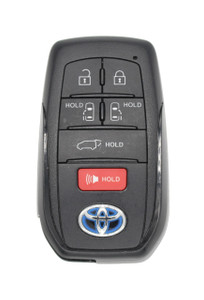 Unrefurbished OEM Toyota HybridHYQ14FBX 6 Button Key Fob - Grade A