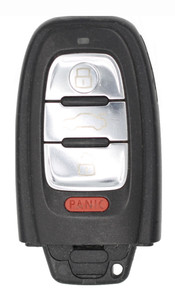Unrefurbished OEM Audi 8T0959754G IYZFBSB802 4 Button Key Fob - Grade A