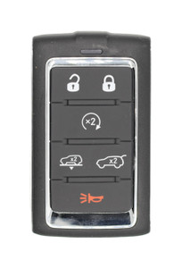 Unrefurbished OEM Jeep 68582671AB M3NWXF0B1 6 Button Key Fob - Grade A