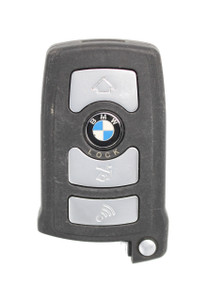 Unrefurbished OEM BMW 6 959 059-01 LX 8766 S 4 Button Key Fob - Grade C