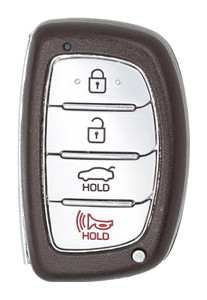 Unrefurbished OEM Hyundai FD00120 CQOFD00120 4 Button Key Fob - Grade A