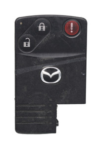 Unrefurbished OEM Mazda TDY2-67-5RYA BGBX1T458SKE11A01 3 Button Key Fob - Grade C