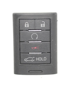 Unrefurbished OEM Cadillac 23434879 NBGG093UCC 5 Button Key Fob - Grade C