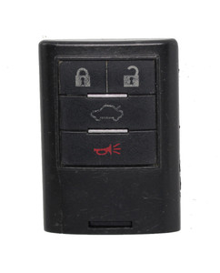 Unrefurbished OEM Cadillac M3N5WY7777A 4 Button Key Fob - Grade C