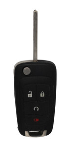 Unrefurbished OEM Chevrolet 13504265 4 Button Key Fob - Grade C