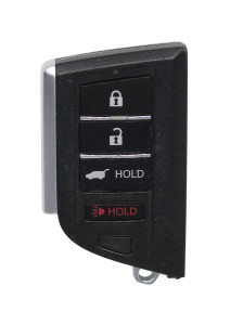 Unrefurbished OEM Acura A3C0168530000 Driver 1 4 Button Key Fob - Grade C