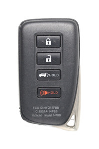 Unrefurbished OEM Lexus 231451-0010 G HYQ14FBB 4 Button Key Fob - Grade A