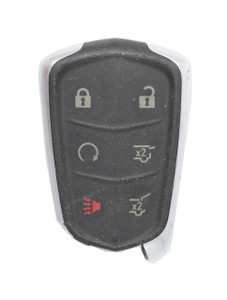Unrefurbished OEM Cadillac HYQ2AB 6 Button Key Fob - Grade C