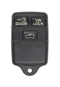 1991-1996 Buick Century OEM 3 Button Key Fob Front View