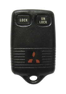 1993-1996 Mitsubishi Montero OEM 2 Button Key Fob Front View