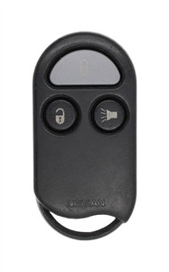1997-1999 Nissan Altima OEM 3 Button Key Fob Front View