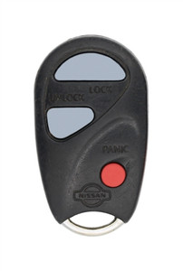 2000-2001 Nissan Pathfinder OEM 3 Button Key Fob KBRASTU10-01A Front View