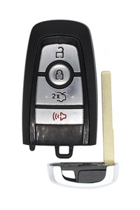 2017-2022 Ford Edge OEM 4 Button Key Fob Front View