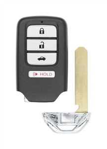 Honda ACJ932HK1210A OEM 4 Button Key Fob Driver 1 w/ Blue Back