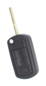 2005-2009 Land Rover LR3 OEM 3 Button Key Fob Front View