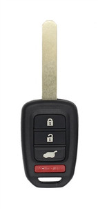 2017-2021 Honda Civic OEM 4 Button Key Fob MLBHLIK6-1TA w/ Hatch Release Front View