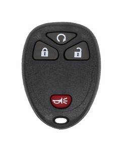 2007-2010 Saturn Outlook OEM 4 Button Key Fob with Remote Start Front View