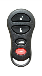 2001-2004 Chrysler Concorde OEM 4 Button Key Fob Front View