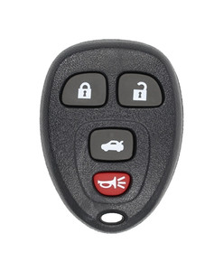 2005-2013 Chevrolet Malibu OEM 4 Button Key Fob KOBGT04A Front View