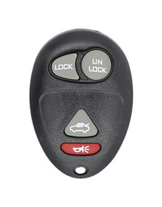 2001-2004 Buick Regal OEM 4 Button Key Fob with Trunk Release Front View
