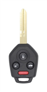 2011-2014 Subaru Tribeca OEM 4 Button Key Fob - Mexico Front View