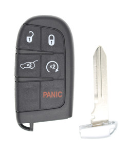 2018-2024 Dodge Durango SRT OEM 5 Button Key Fob Front View