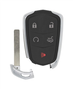 2015-2019 Cadillac ATS OEM 5 Button Key Fob HYQ2EB Front View