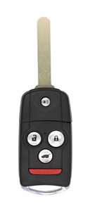 2010-2014 Acura ZDX OEM 4 Button Key Fob Driver 1 Front View