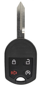 2011-2016 Ford F-250 OEM 4 Button Remote Head Key Fob w/ Remote Start Front View