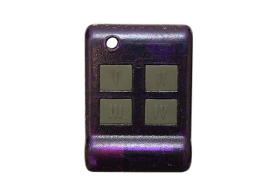 EZSDEI485 PURPLE CASE 4 BUTTONS Factory OEM KEY FOB Keyless Entry Remote Alarm