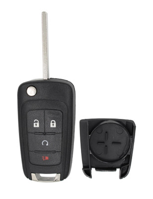 *Case & Key Only* for Chevrolet 4 Button KR55WK50073