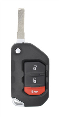 2020-2024 Jeep Gladiator OEM 3 Button Key Fob Front View